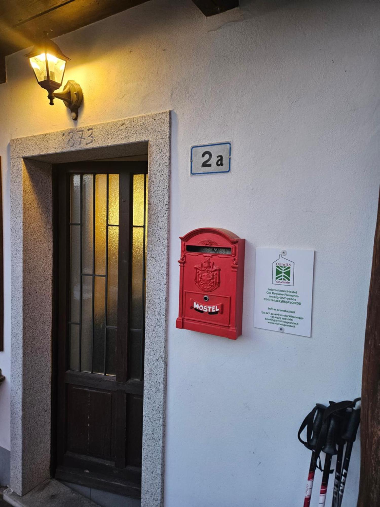 Ostello Valgrande Cicogna Buitenkant foto