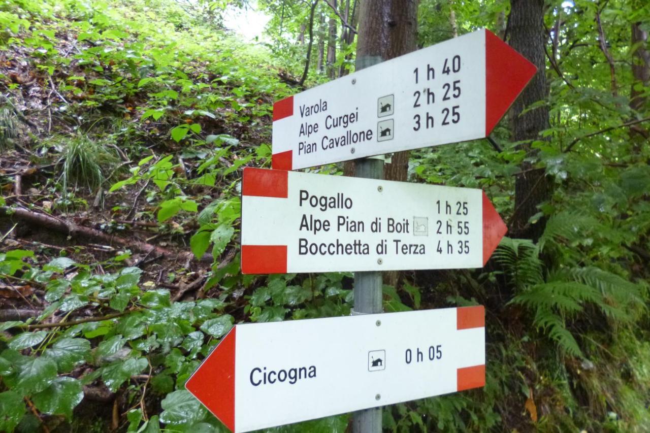 Ostello Valgrande Cicogna Buitenkant foto